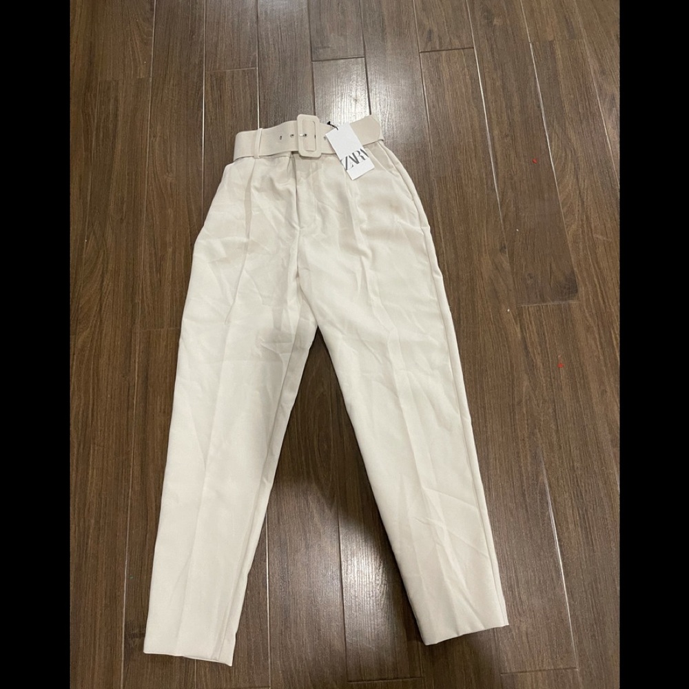 - Zara blogger belted pants
